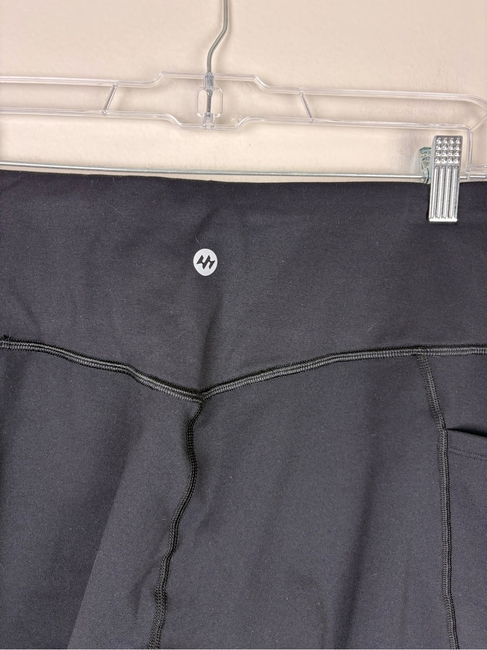 Ewedoos High Rise Flare Wide Leg Pull On Active Leggings in Black - Picture 4 of 7